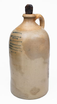 Rare ALBANY, NY Jug w/ Profuse Advertising: DRUGS, MEDICINES, PAINTS, OILS AND DYE STUFFS