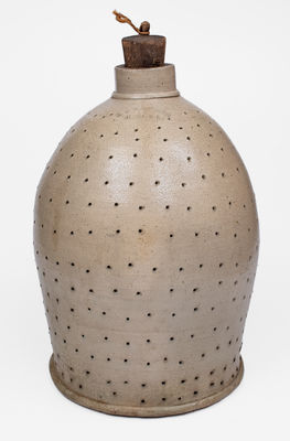 Rare J. J. LAWLOR / ALBANY, NY Stoneware Lye Jug