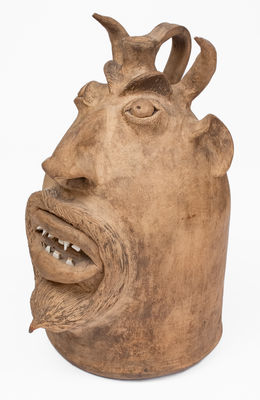 Brown s Pottery / Arden, NC Stoneware Devil Face Jug