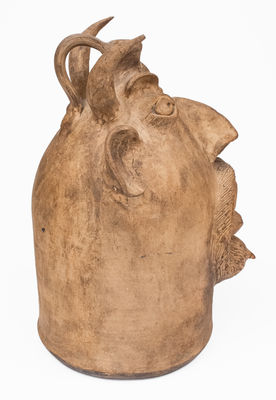 Brown s Pottery / Arden, NC Stoneware Devil Face Jug