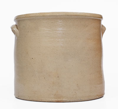 Three-Gallon New England Stoneware Bird Crock, third quarter 19th century
