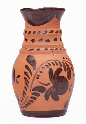 Fine Tanware Pitcher, New Geneva or Greensboro, PA, c1885