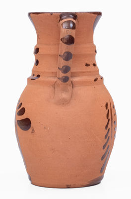 Fine Tanware Pitcher, New Geneva or Greensboro, PA, c1885