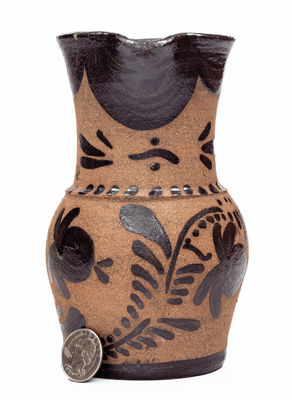 Tanware Pitcher, New Geneva or Greensboro, Pennsylvania, c1885