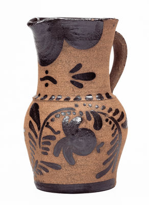 Tanware Pitcher, New Geneva or Greensboro, Pennsylvania, c1885