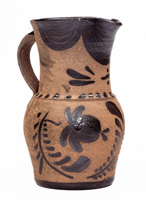 Tanware Pitcher, New Geneva or Greensboro, Pennsylvania, c1885