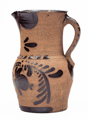 Tanware Pitcher, New Geneva or Greensboro, Pennsylvania, c1885