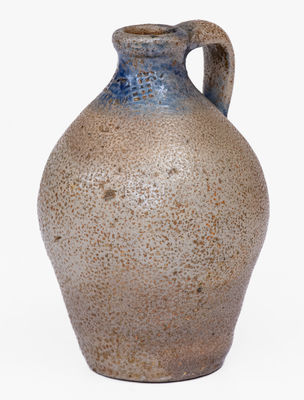 Miniature Northeastern U.S. Stoneware Jug w/ Impressed Designs