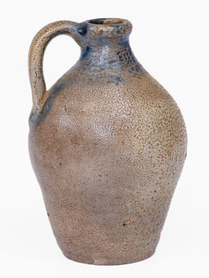 Miniature Northeastern U.S. Stoneware Jug w/ Impressed Designs