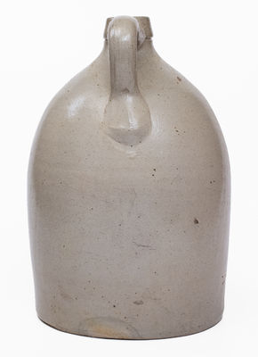 2 Gal. TROY, NY Stoneware Bird Jug, circa 1860-80