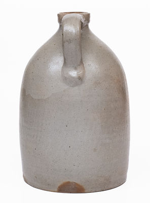 1 Gal. CORTLAND, NY Stoneware Jug w/ Cobalt Floral Decoration