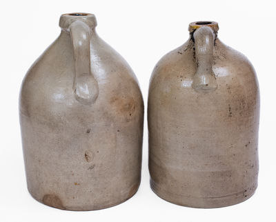 Lot of Two: Unusual ALBANY Jugs Incl. CASTOR OIL / PAINTS, OILS, DYESTUFFS, BRUSHES