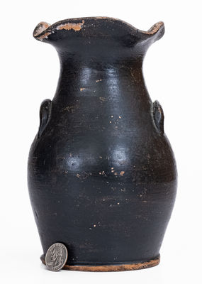 Very Rare FORT EDWARD, NY Stoneware Painted Vase