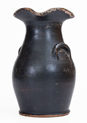 Very Rare FORT EDWARD, NY Stoneware Painted Vase