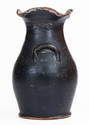 Very Rare FORT EDWARD, NY Stoneware Painted Vase