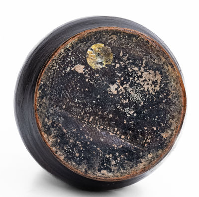 Very Rare FORT EDWARD, NY Stoneware Painted Vase