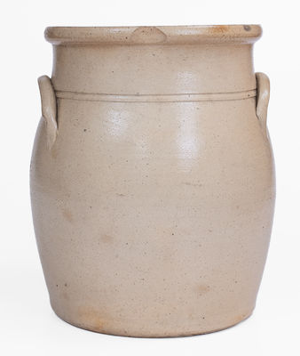2 Gal. E. & L. P. NORTON / BENNINGTON, VT Stoneware Jar, c1870