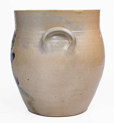Very Rare SMITH & BRICKNER, Albany, NY Stoneware Jar, c1845