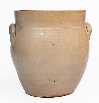 Very Rare SMITH & BRICKNER, Albany, NY Stoneware Jar, c1845