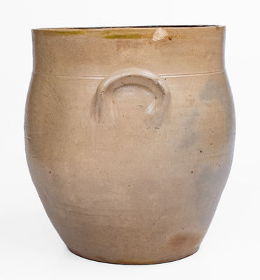 Very Rare SMITH & BRICKNER, Albany, NY Stoneware Jar, c1845