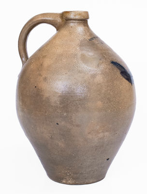 2 Gal. JULIUS NORTON / BENNINGTON, VT Stoneware Butterfly Jug, c1840