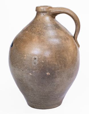 2 Gal. JULIUS NORTON / BENNINGTON, VT Stoneware Butterfly Jug, c1840