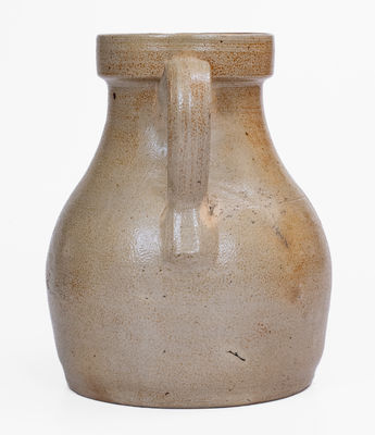 Northeastern Stoneware Pitcher w/ Floral Decoration, third quarter 19th century