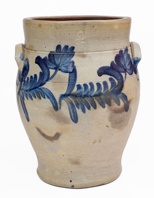 R.C.R. / PHILA (Richard C. Remmey, Philadelphia) Stoneware Jar, c1880