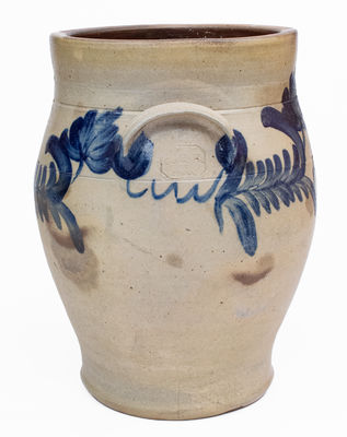 R.C.R. / PHILA (Richard C. Remmey, Philadelphia) Stoneware Jar, c1880
