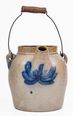 F. H. COWDEN / HARRISBURG, PA Stoneware Stenciled Batter Pail