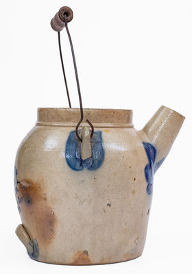 F. H. COWDEN / HARRISBURG, PA Stoneware Stenciled Batter Pail