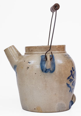 F. H. COWDEN / HARRISBURG, PA Stoneware Stenciled Batter Pail
