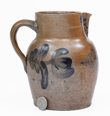 Small-Sized Baltimore Stoneware Pitcher, circa 1840