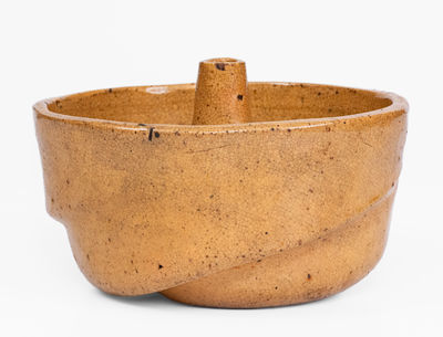 JOHN BELL / WAYNESBORO, PA Yellow Redware Cake Mold