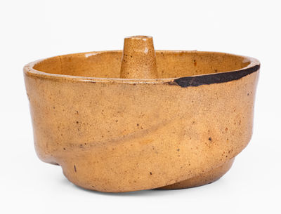 JOHN BELL / WAYNESBORO, PA Yellow Redware Cake Mold