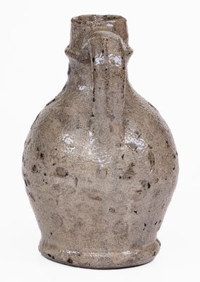 Extremely Rare Stoneware Ewer with Impressed Decoration, probably Manhattan, circa 1750