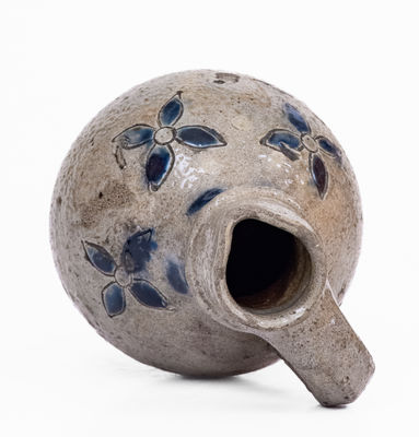 Extremely Rare Stoneware Ewer with Impressed Decoration, probably Manhattan, circa 1750