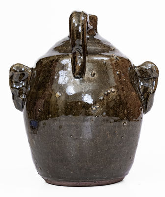 Lanier Meaders Alkaline-Glazed Stoneware Face Jug, circa 1985