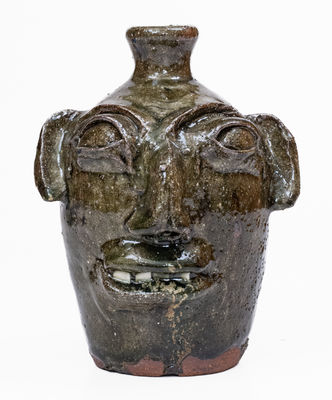 B. B. CRAIG / VALE, North Carolina Stoneware Face Jug