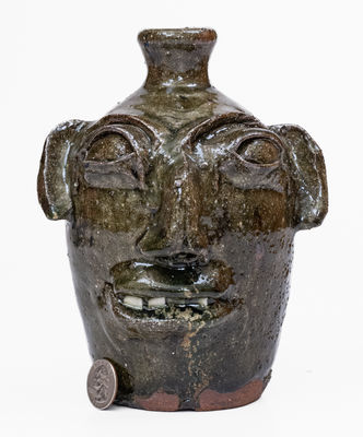 B. B. CRAIG / VALE, North Carolina Stoneware Face Jug