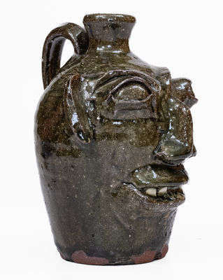 B. B. CRAIG / VALE, North Carolina Stoneware Face Jug