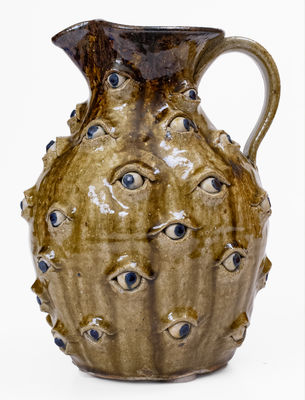 MJB (Michael James Ball, Asheville, NC) Alkaline-Glazed Eyes Pitcher