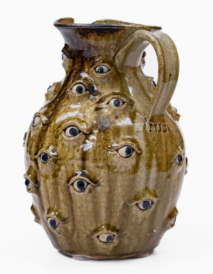 MJB (Michael James Ball, Asheville, NC) Alkaline-Glazed Eyes Pitcher