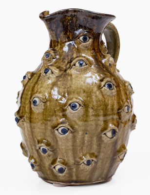 MJB (Michael James Ball, Asheville, NC) Alkaline-Glazed Eyes Pitcher