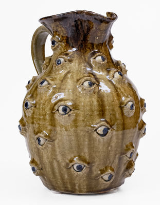 MJB (Michael James Ball, Asheville, NC) Alkaline-Glazed Eyes Pitcher