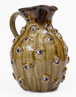 MJB (Michael James Ball, Asheville, NC) Alkaline-Glazed Eyes Pitcher