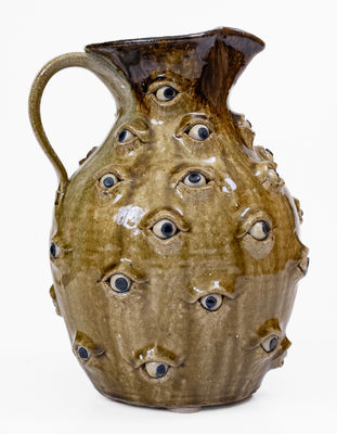 MJB (Michael James Ball, Asheville, NC) Alkaline-Glazed Eyes Pitcher