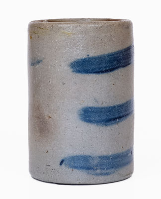 Western Pennsylvania Stoneware Canning Jar w/ 3 Stripe Decoration