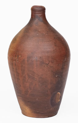 Quart-Sized Stoneware Jug, attrib. Chester Webster at the Edward Webster Pottery, Fayetteville, NC, c1820