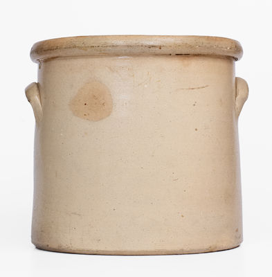 2 Gal. WHITES UTICA Stoneware Crock w/ Slip-Trailed Bird Decoration